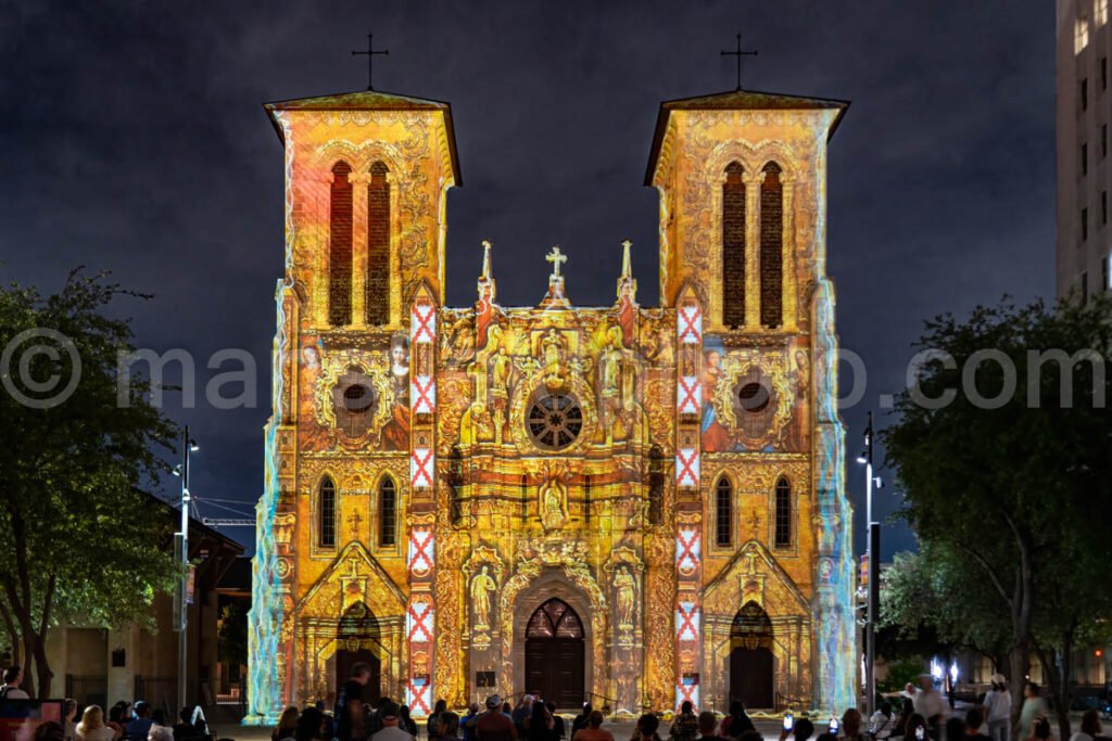 San Fernando Cathedral In San Antonio, Texas A4-24735 - Mansfield Photography