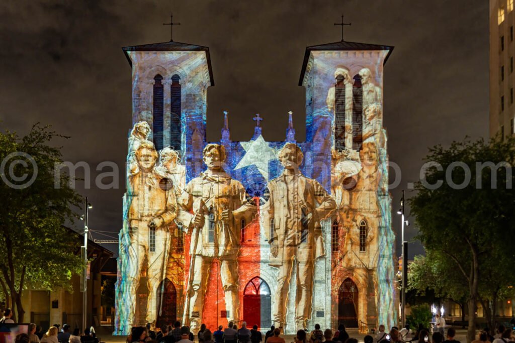 San Fernando Cathedral In San Antonio, Texas A4-24739 - Mansfield Photography