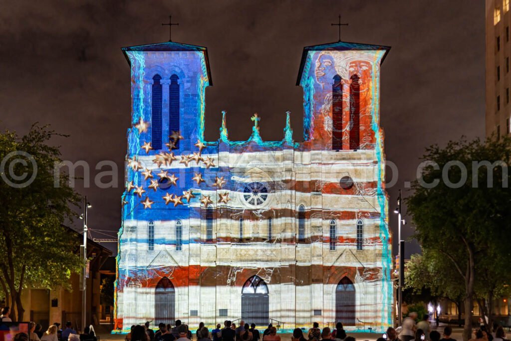 San Fernando Cathedral In San Antonio, Texas A4-24741 - Mansfield Photography