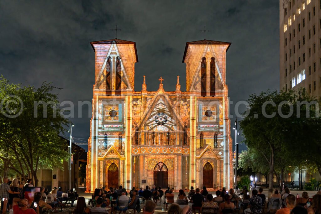 San Fernando Cathedral In San Antonio, Texas A4-24743 - Mansfield Photography