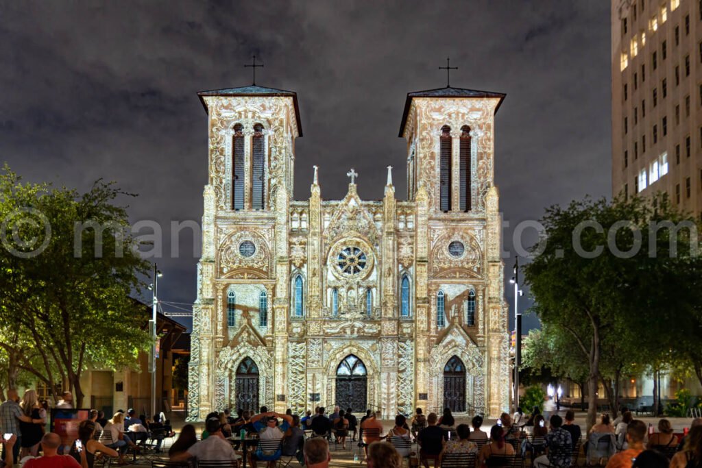 San Fernando Cathedral In San Antonio, Texas A4-24746 - Mansfield Photography