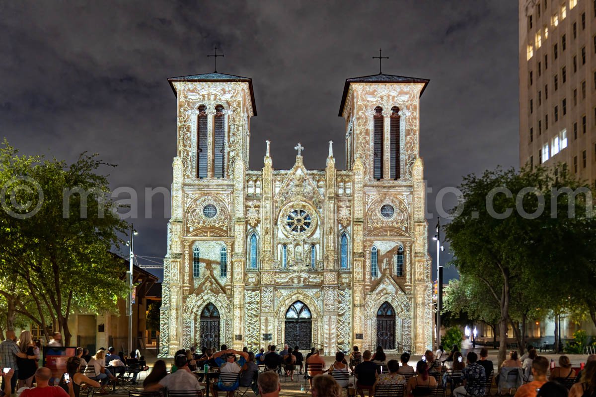 San Fernando Cathedral In San Antonio, Texas A4-24746