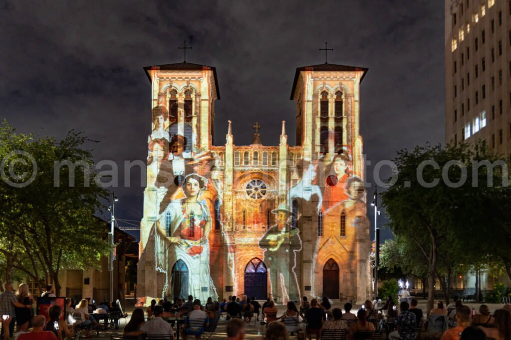 San Fernando Cathedral In San Antonio, Texas A4-24748 - Mansfield Photography