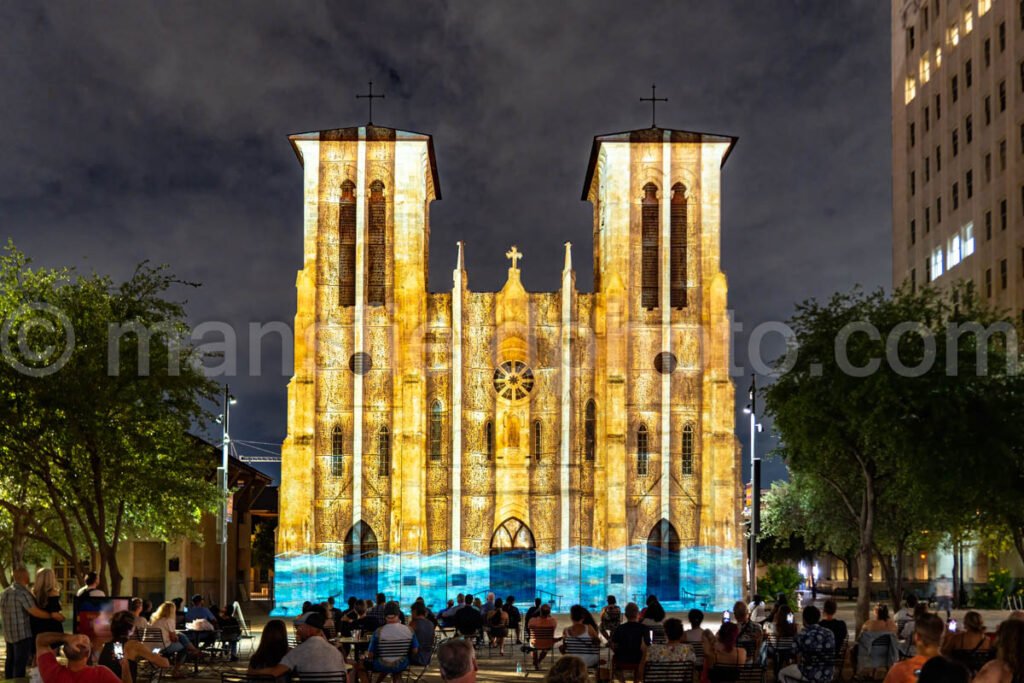 San Fernando Cathedral In San Antonio, Texas A4-24750 - Mansfield Photography