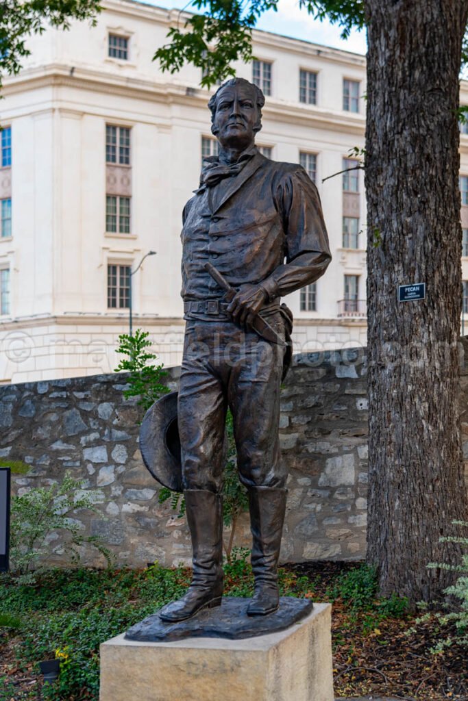 Statue At The Alamo In San Antonio, Texas A4-24775 - Mansfield Photography