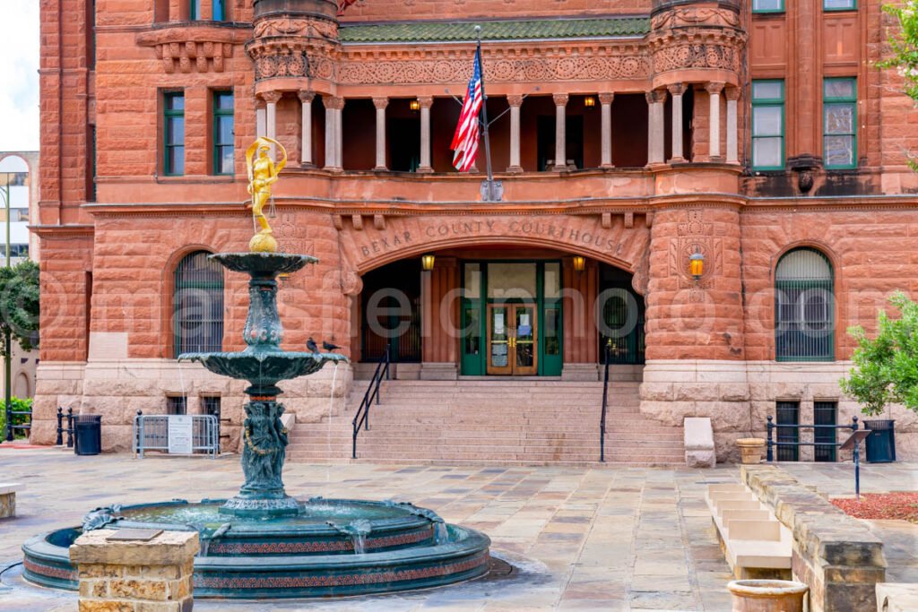 San Antonio, Texas, Bexar County Courthouse A4-24832 - Mansfield Photography