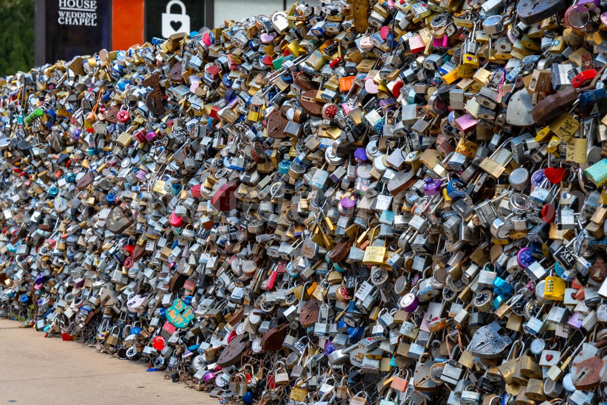 Kallison Love Lock Walk Bridge in San Antonio, Texas A4-24838