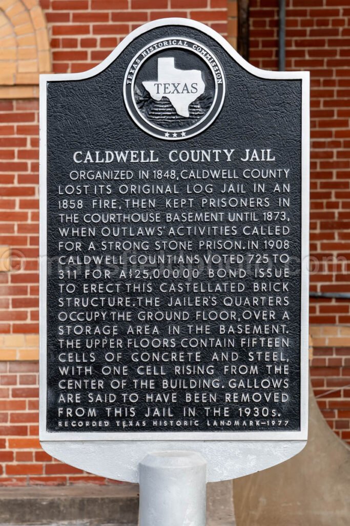 Lockhart, Texas, Jail A4-25028 - Mansfield Photography