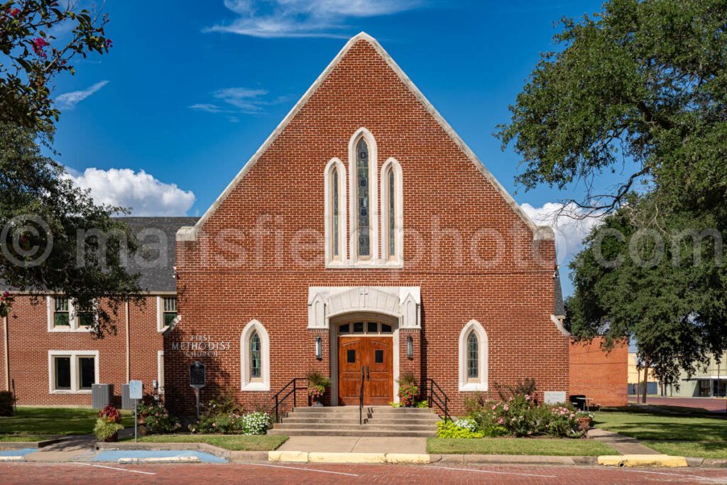 First Methodist Church In Groesbeck, Texas A4-25166 - Mansfield Photography