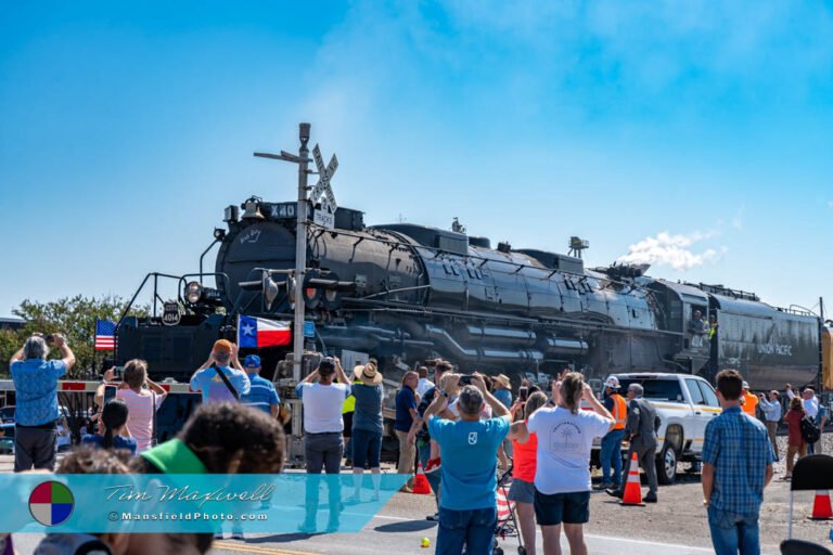 Big Boy No 4014 Union Pacific Steam Locomotive in West, Texas