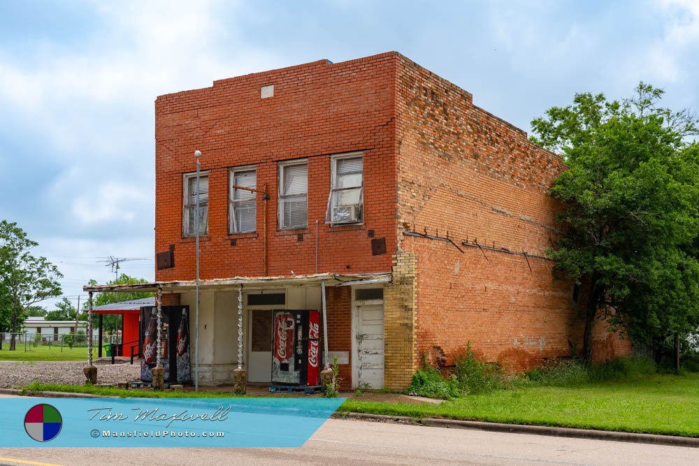 Empty Building In Downtown Chilton, Texas