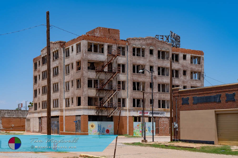 Abandoned Baker Hotel in Colorado City, Texas