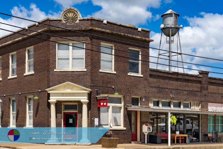 Old Bank in Maypearl, Texas