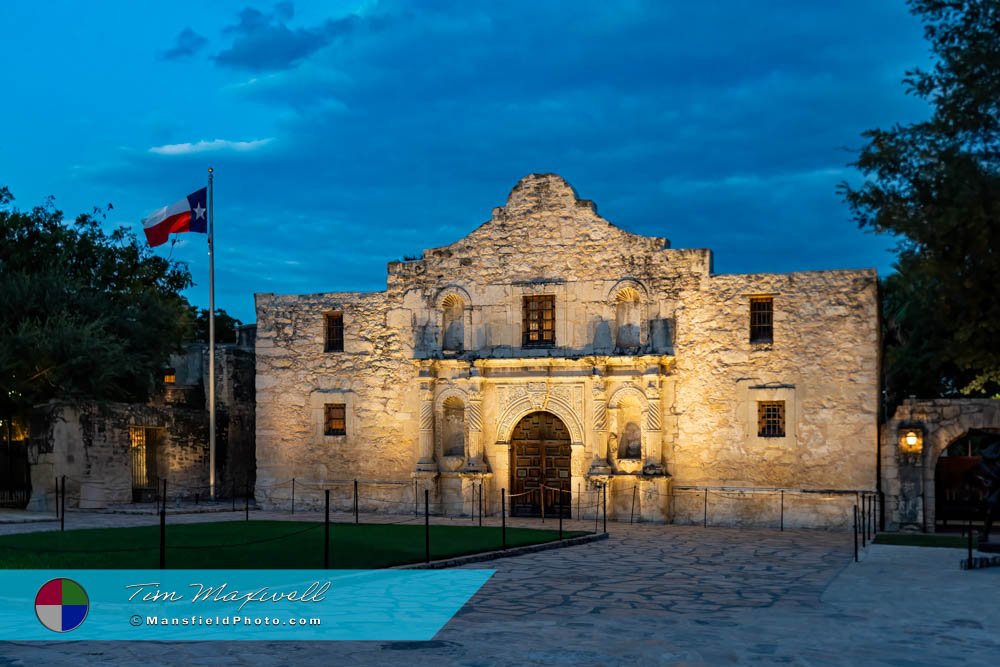 Mission San Antonio De Valero At The Alamo, San Antonio, Texas