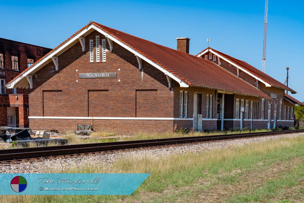 Old Train Depot In Ranger, Texas