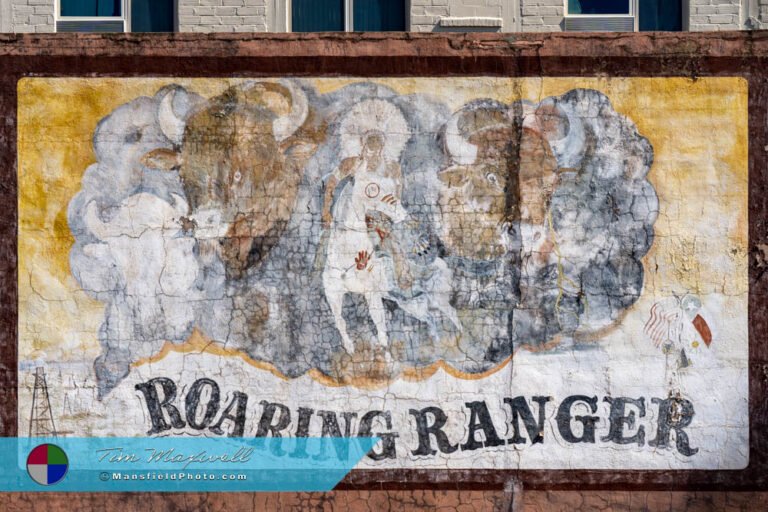 Roaring Ranger Mural, Ranger, Texas