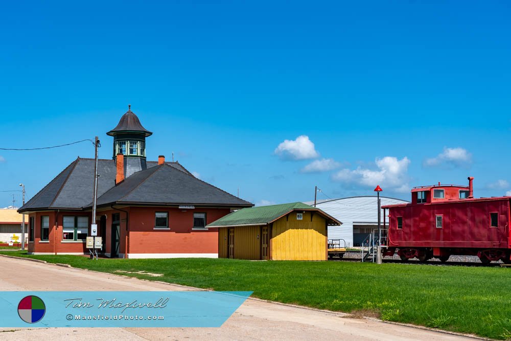 Restored Train Depot In Rockdale, Texas