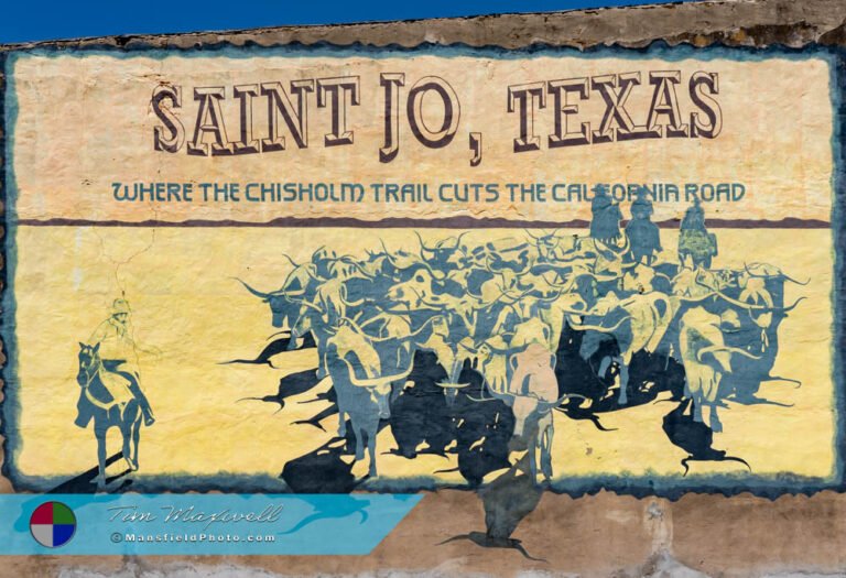 Mural in Saint Jo, Texas