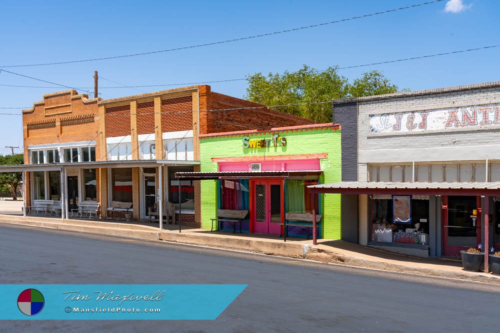 A Downtown Street in Stanton, Texas