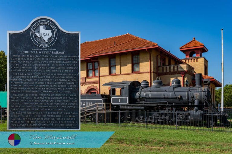 The Boll Weevil Railway in Teague, Texas