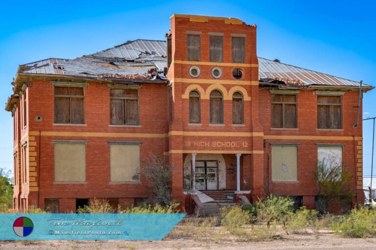 1912 High School in Toyah, Texas