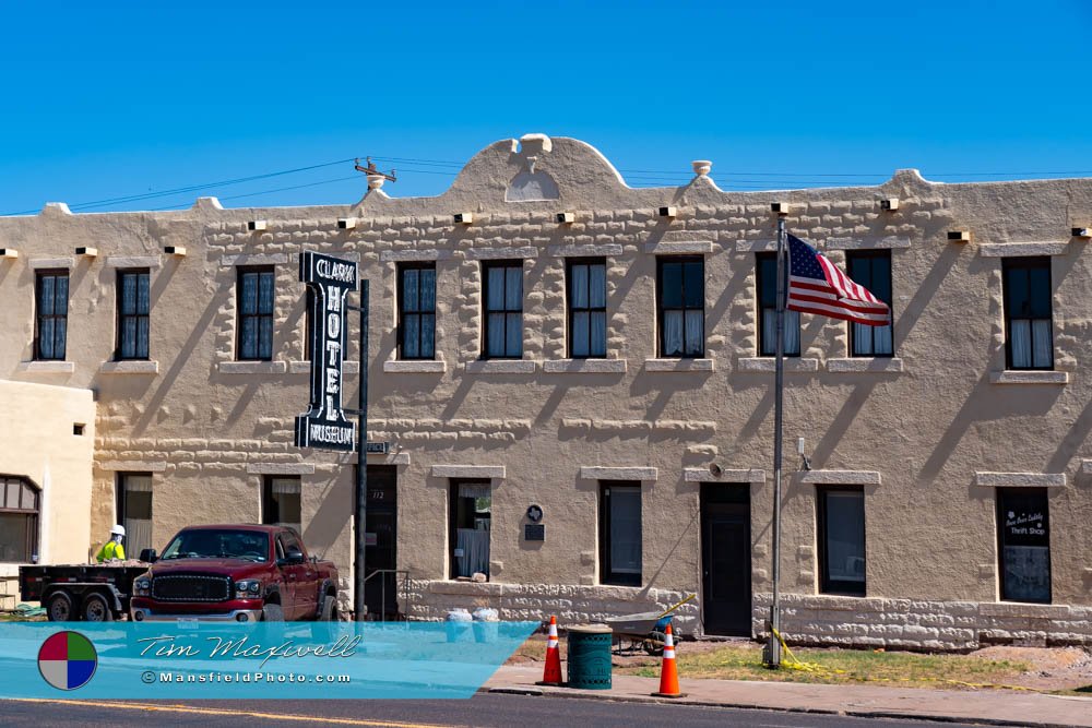 Clark Hotel, now a Museum in Van Horn, Texas