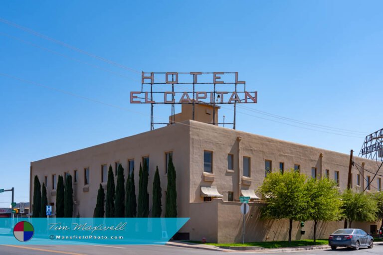 The Hotel El Capitan in Van Horn, Texas