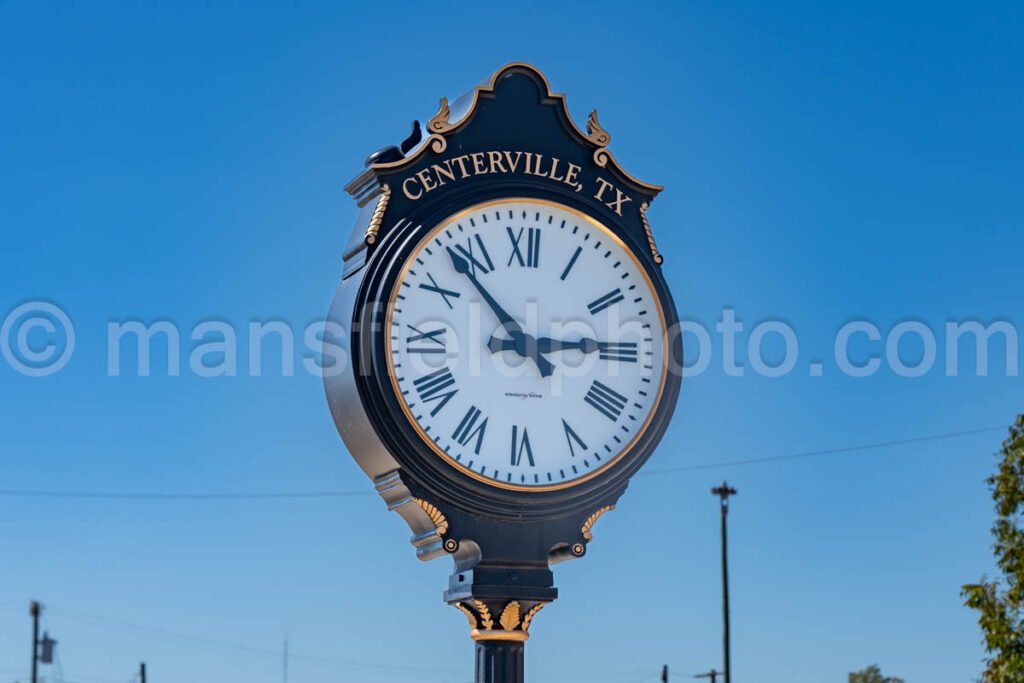 Clock in Centerville, Texas A4-25182 - Mansfield Photography