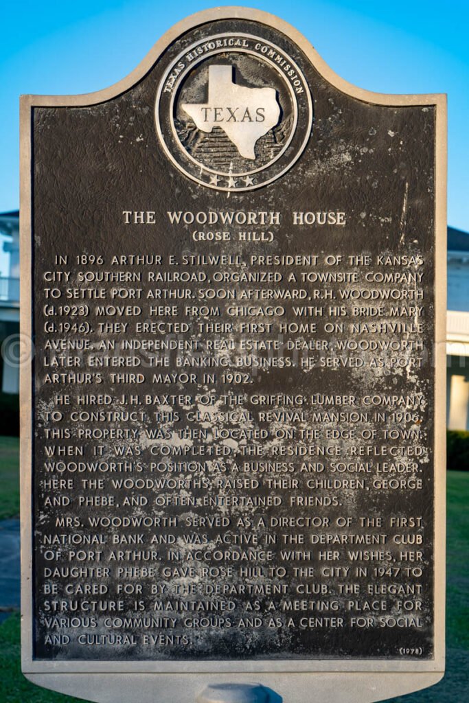 Woodworth House in Port Arthur, Texas A4-25224 - Mansfield Photography