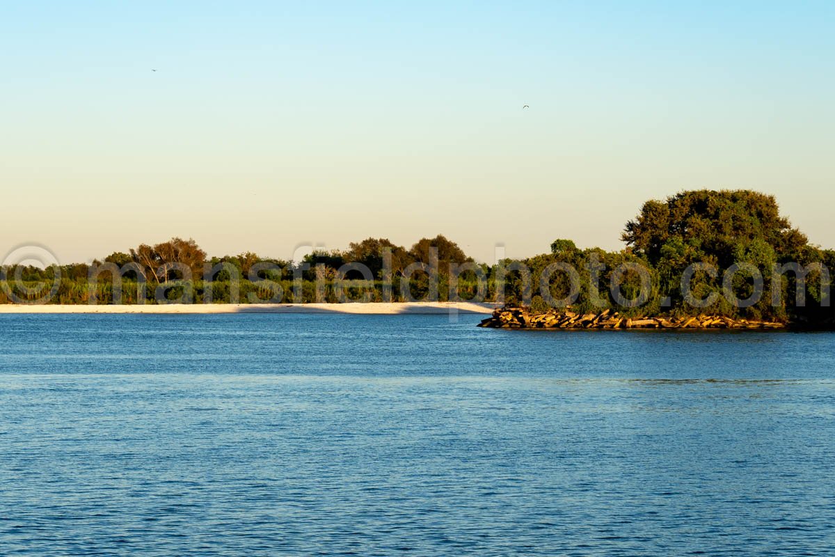 Sabine-Neches Canal In Port Arthur, Texas A4-25227