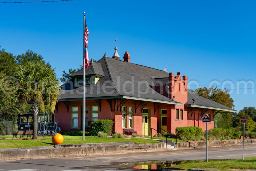 Train Depot in Orange, Texas A4-25376 - Mansfield Photography