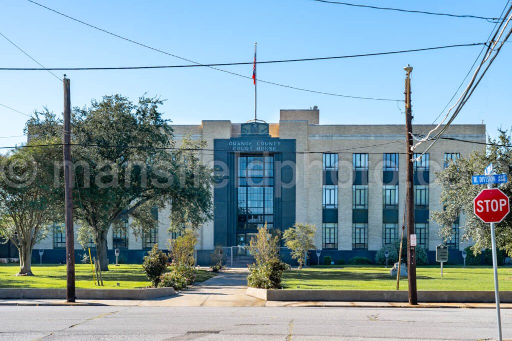 Orange, Texas, Orange County Courthouse A4-25380 - Mansfield Photography