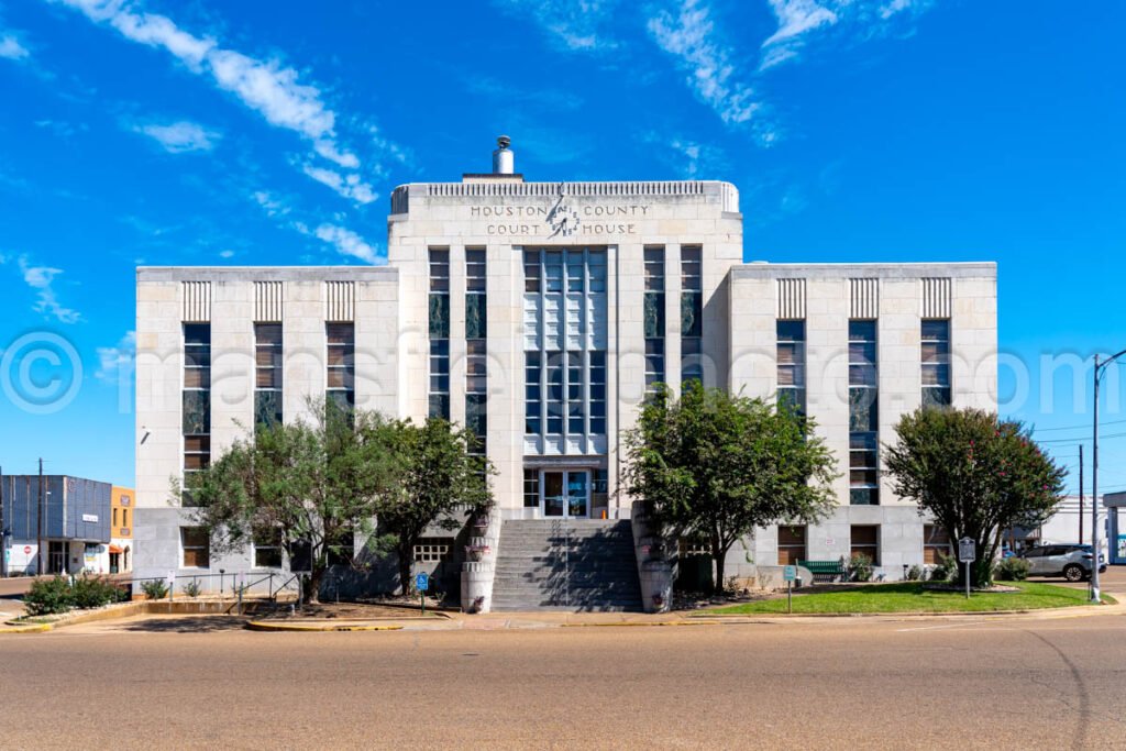 Crockett, Texas, Houston County Courthouse A4-25451 - Mansfield Photography