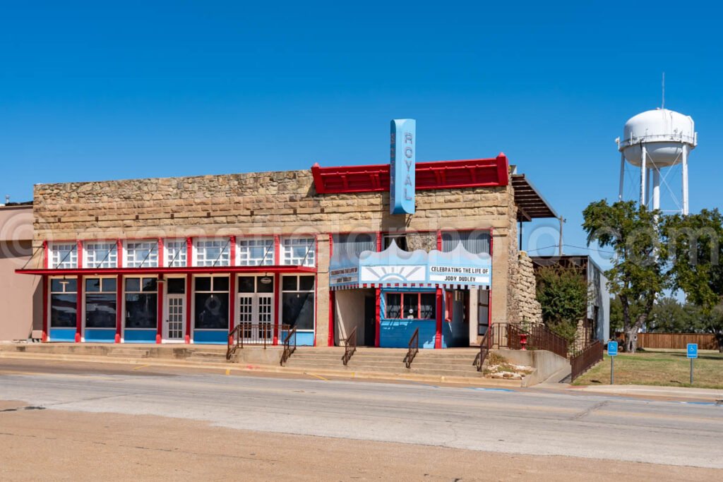 Royal Theatre in Archer City, Texas A4-25617 - Mansfield Photography