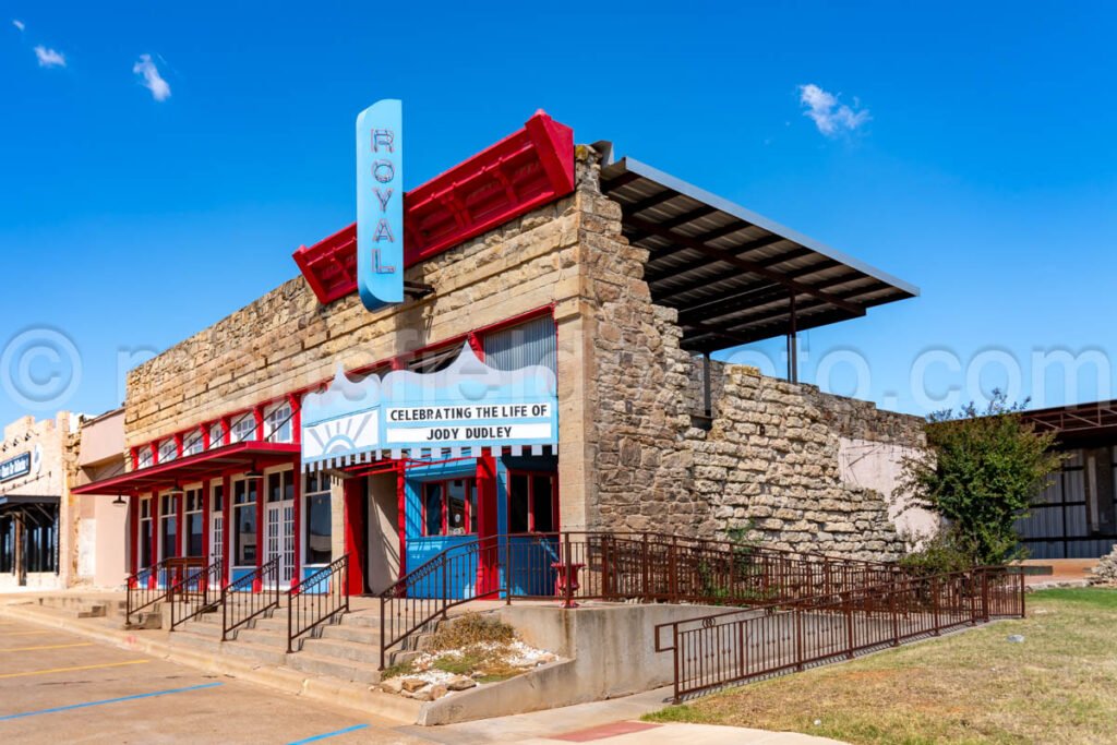 Royal Theatre in Archer City, Texas A4-25618 - Mansfield Photography