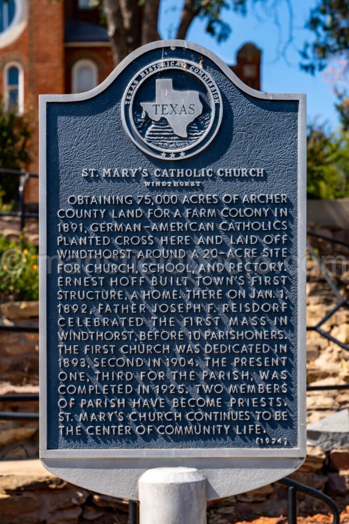 Saint Mary's Catholic Church in Windthorst, Texas A4-25645 - Mansfield Photography