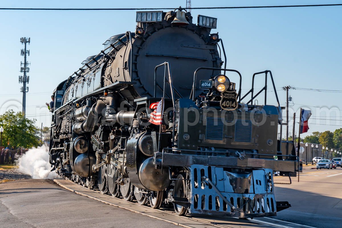 Big Boy No 4014 Union Pacific Steam Locomotive In Bryan, Texas A4-25705