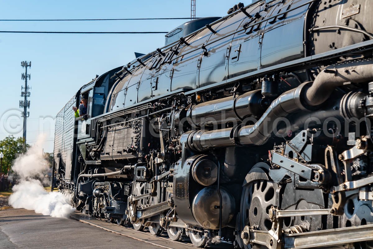 Big Boy No 4014 Union Pacific Steam Locomotive In Bryan, Texas A4-25711