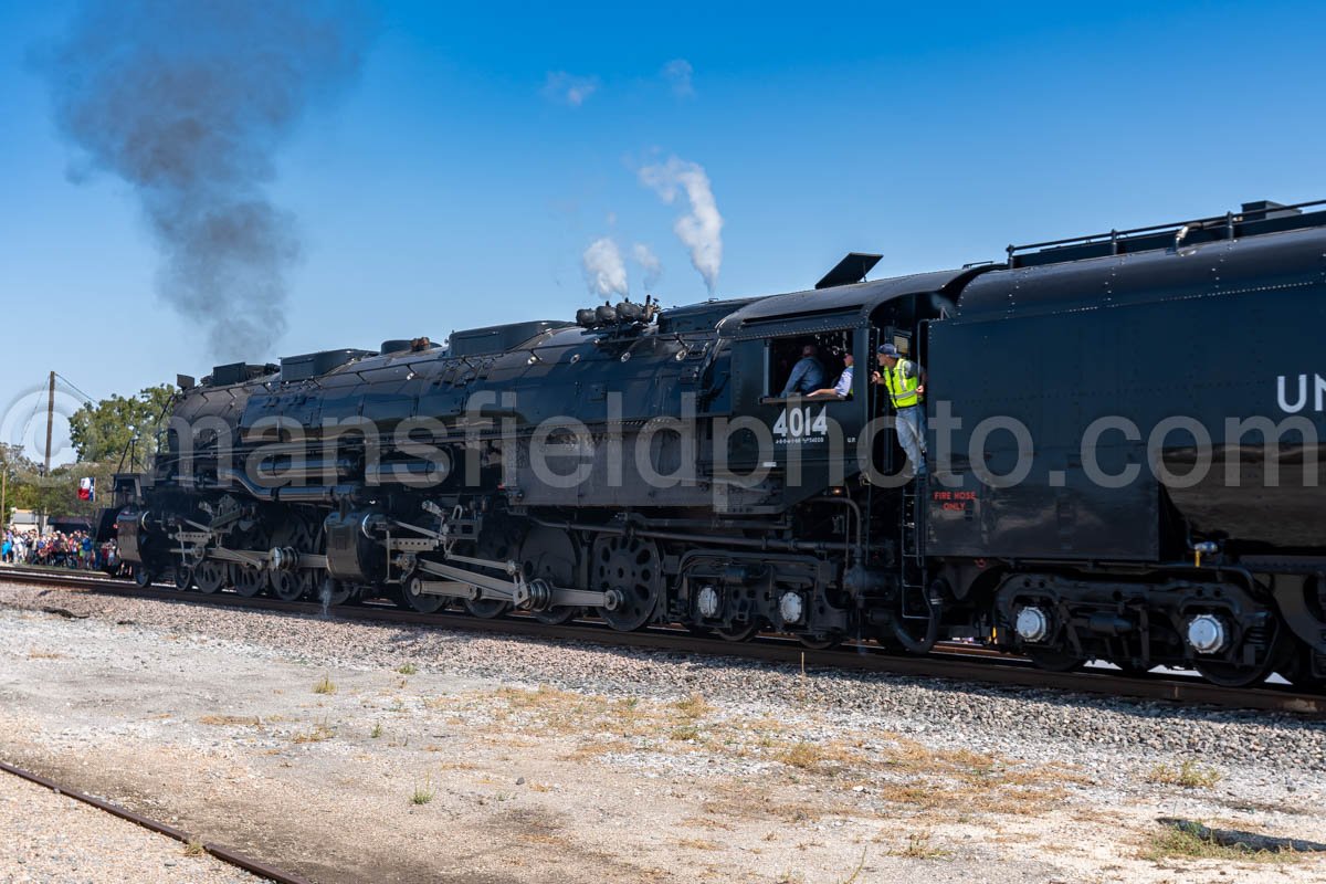 Big Boy No 4014 Union Pacific Steam Locomotive In Abbott, Texas A4-25764