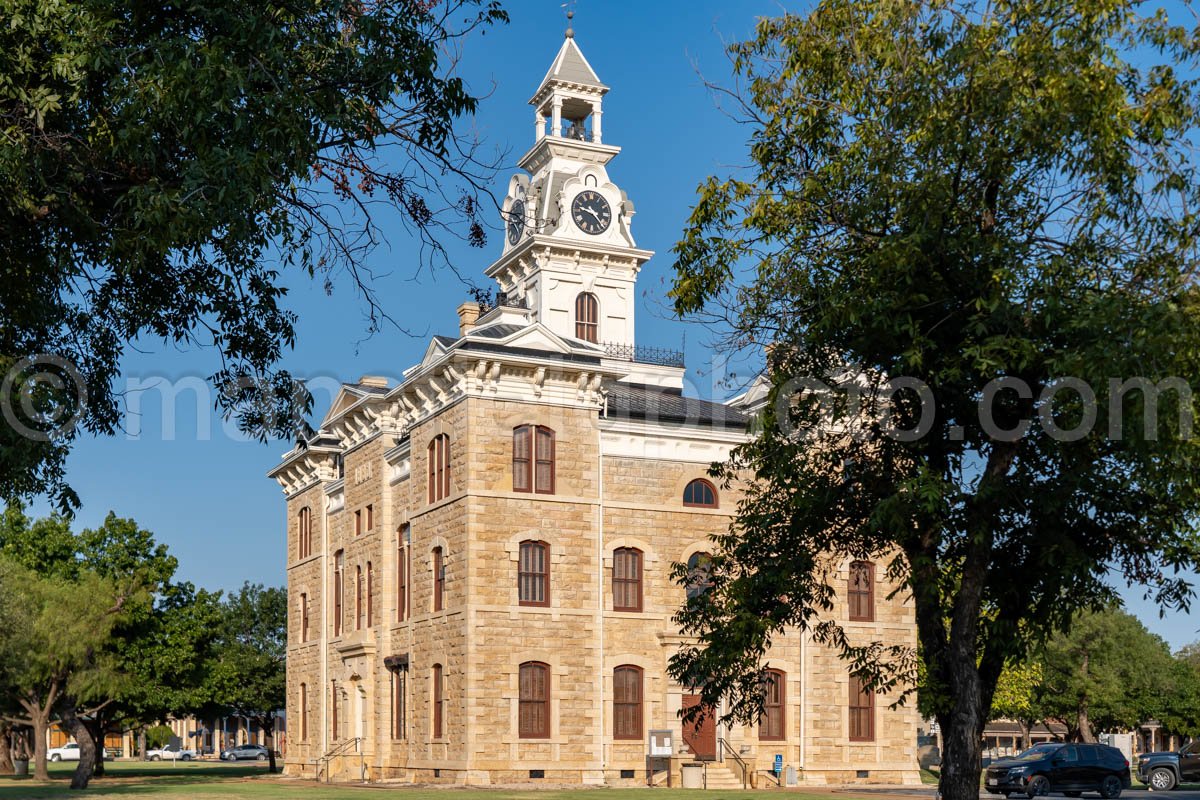 Albany, Texas, Shackelford County Courthouse A4-25779