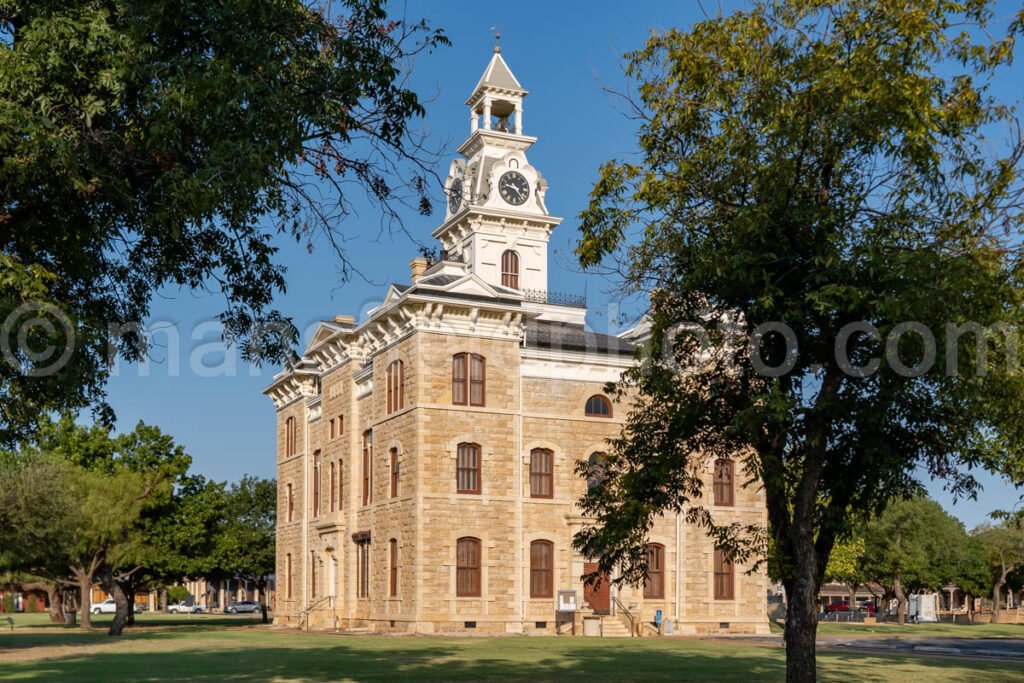 Albany, Texas, Shackelford County Courthouse A4-25780 - Mansfield Photography