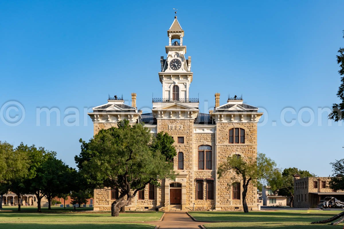 Albany, Texas, Shackelford County Courthouse A4-25783