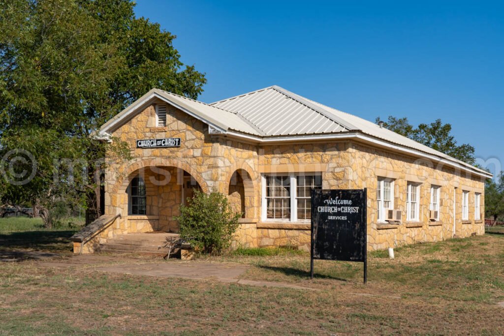 Church In Lueders, Texas A4-25837 - Mansfield Photography