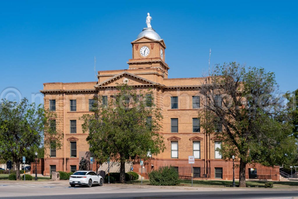 Anson, Texas, Jones County Courthouse A4-25868 - Mansfield Photography