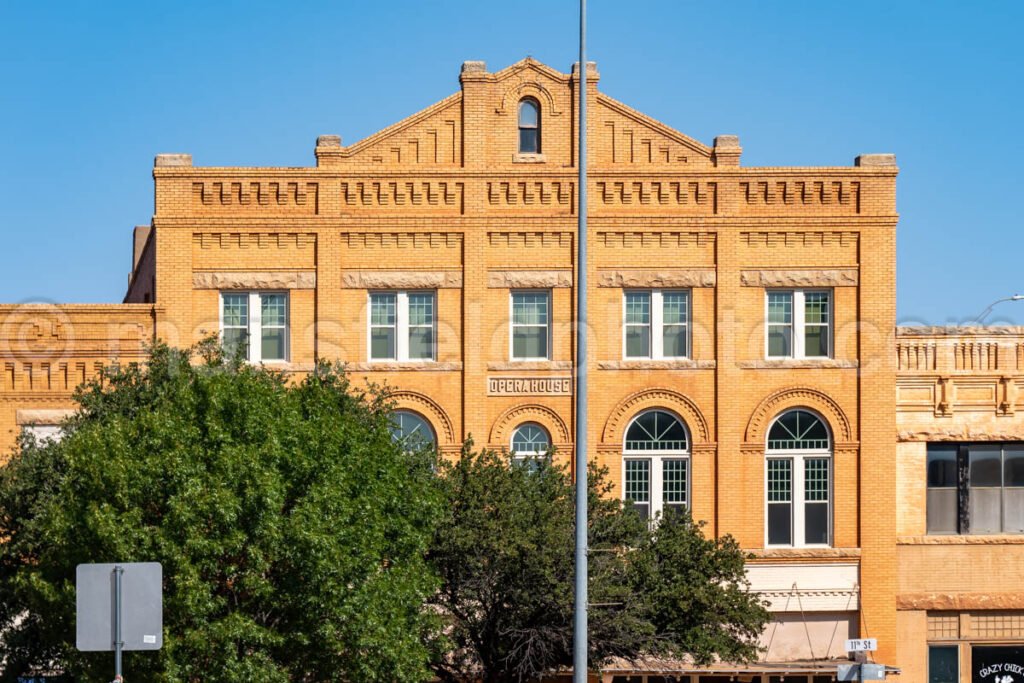 Opera House In Anson, Texas A4-25886 - Mansfield Photography