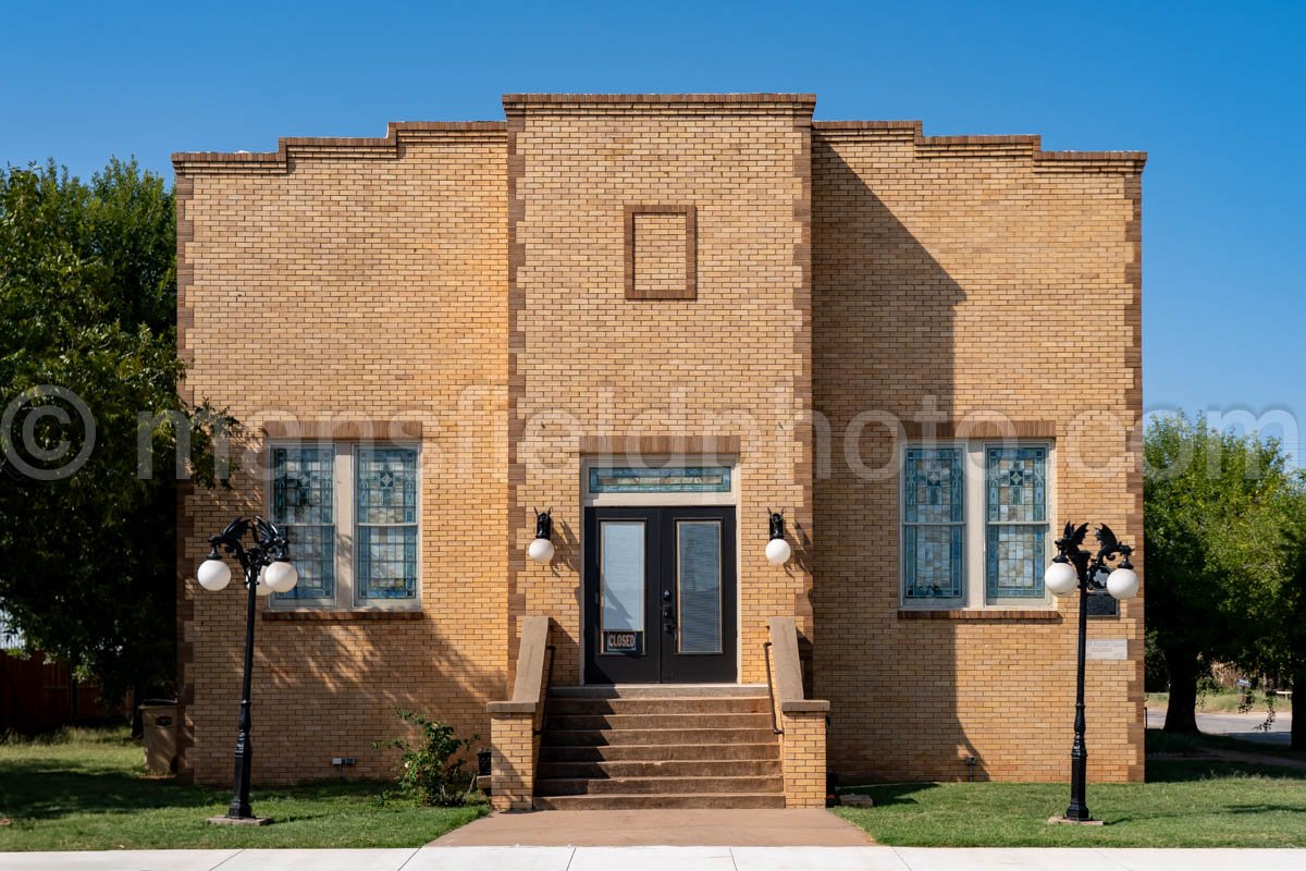 Old First Presbyterian Church In Anson, Texas A4-25896