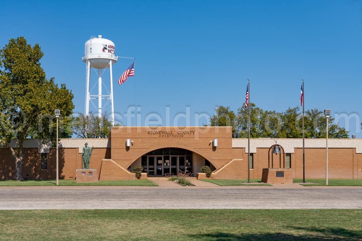 Aspermont, Texas, Stonewall County Courthouse A4-25918