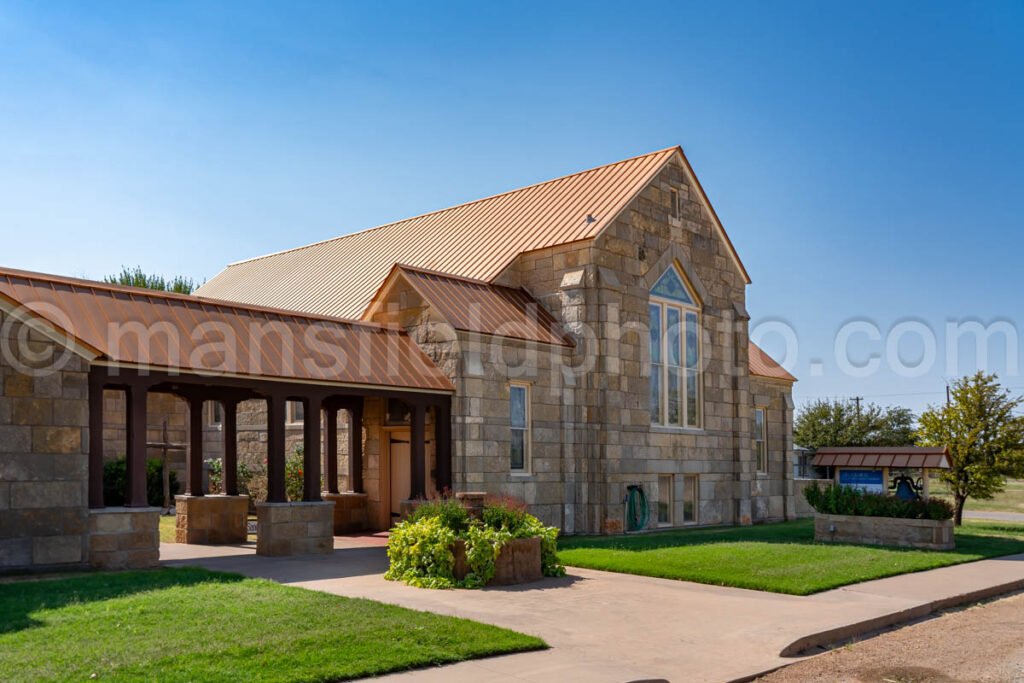 Methodist Church in Aspermont, Texas A4-25927 - Mansfield Photography