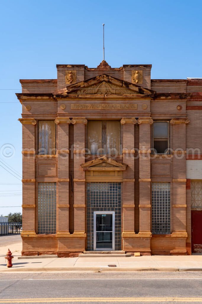 SPVR National Bank in Spur, Texas A4-25966 - Mansfield Photography