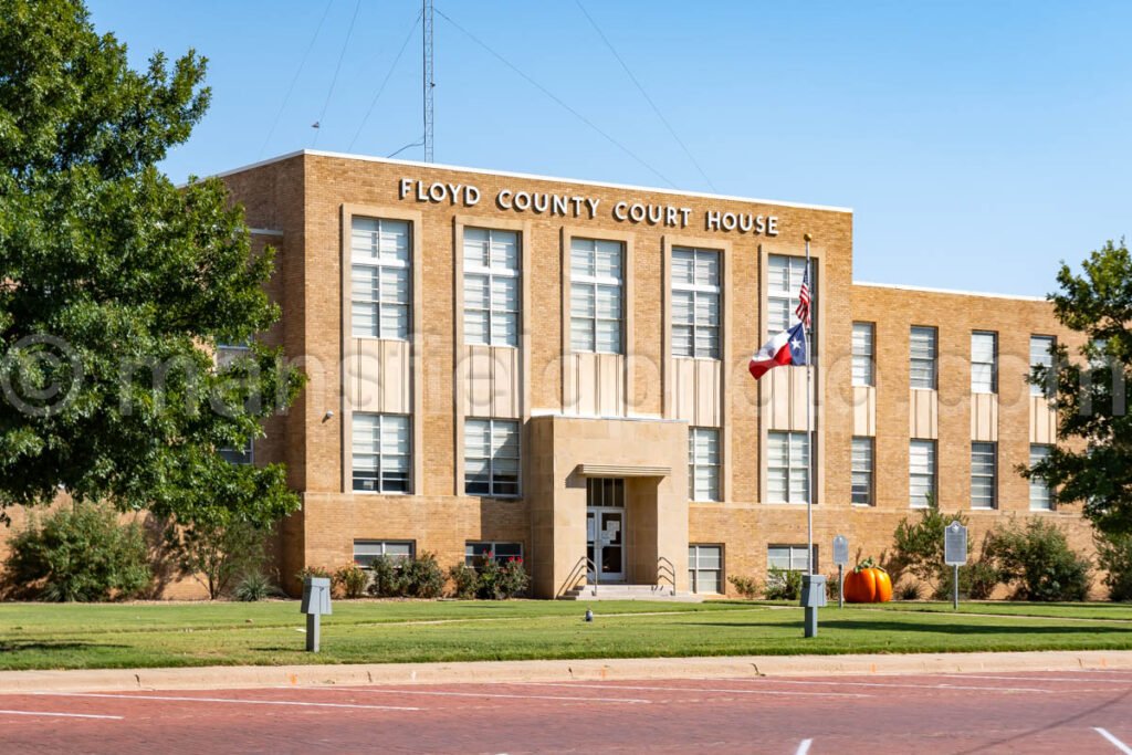 Floydada, Texas, Floyd County Courthouse A4-25980 - Mansfield Photography